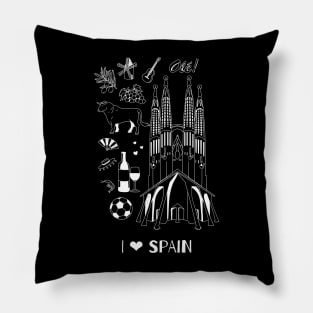 I Love Spain Pillow