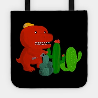 Trippy the Wifi-Fixing Dino Tote