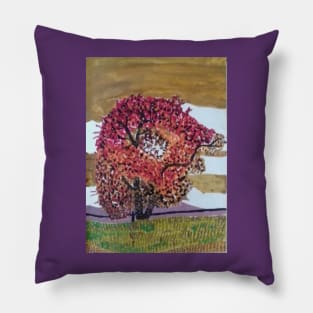 Sakura Cherry Tree in Blossom Pillow