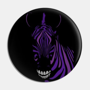 Cheshire Zebra Pin