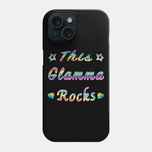 This Glamma Rocks Matriarch Hottie Funny Gift. Phone Case