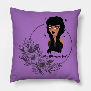 Sagittarius Girl Pillow