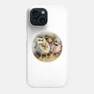 Two chicks just hatched Phone Case