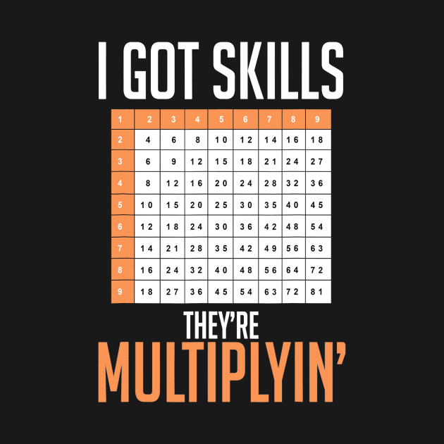 I Got Skills Math Teacher by FONSbually