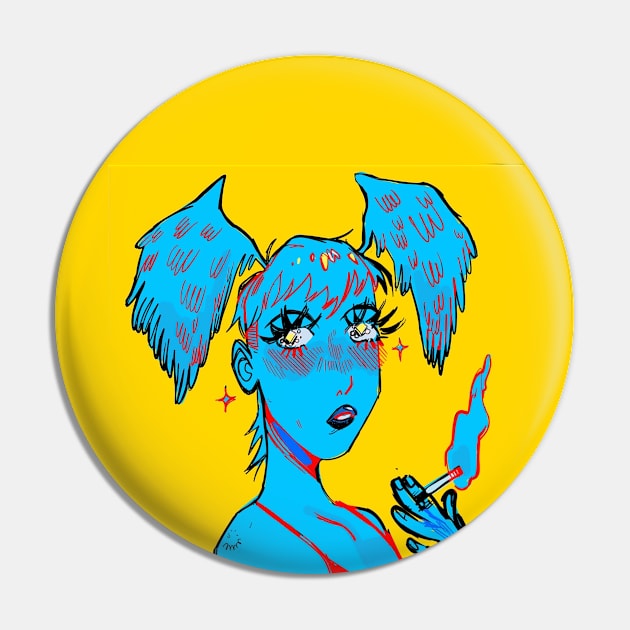 Smoking girl! Pin by snowpiart