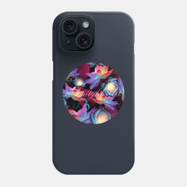 Moonlight Lotus Phone Case by MyMadMerch