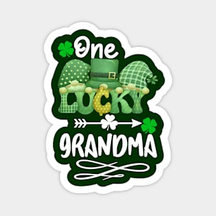 One Lucky grandma with gnomes Magnet