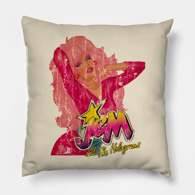 Jem and the Holograms Pillow by nze pen