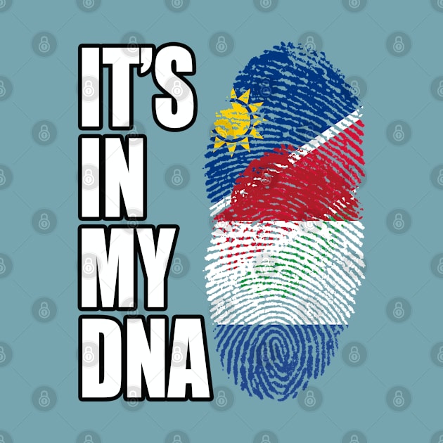 Dutch And Namibian Mix DNA Flag Heritage by Just Rep It!!