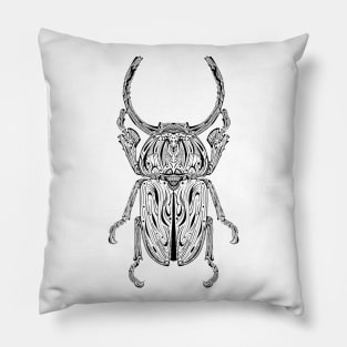 Sawtooth beetle Pillow