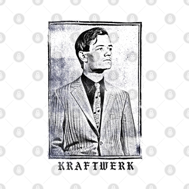 Kraftwerk //// Faded Vintage Style Fan Art Design by DankFutura