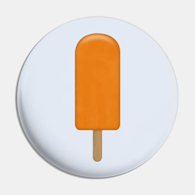 Orange Popsicle Pin by LozMac