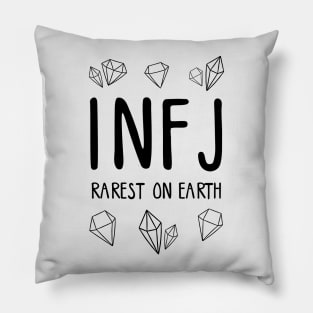 INFJ, rarest on Earth Pillow