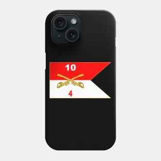 4th Squadron - 10th Cavalry Guidon Phone Case