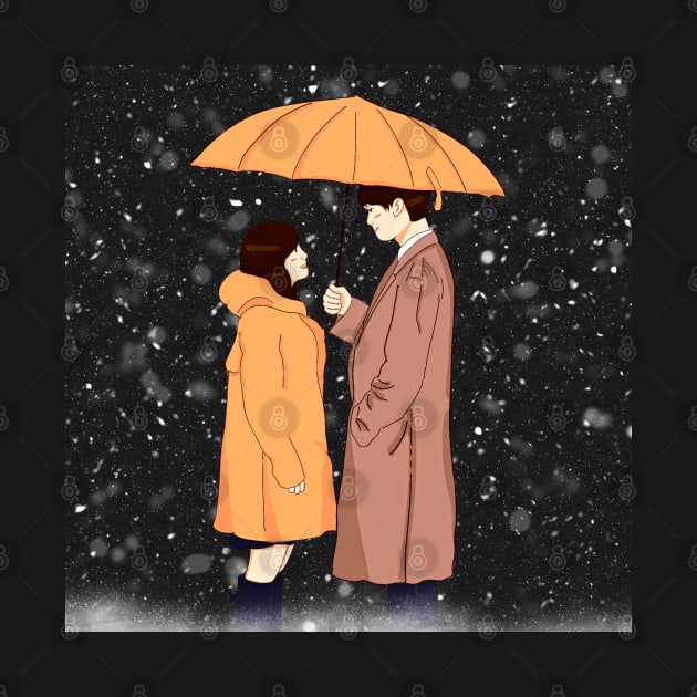 Snowy love kdrama scene by Indiestyle