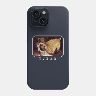 Quarter Horse Waiting For Rider, Texas Phone Case