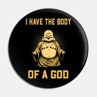 Buddha Body Of A God Meditation Buddhist Pin