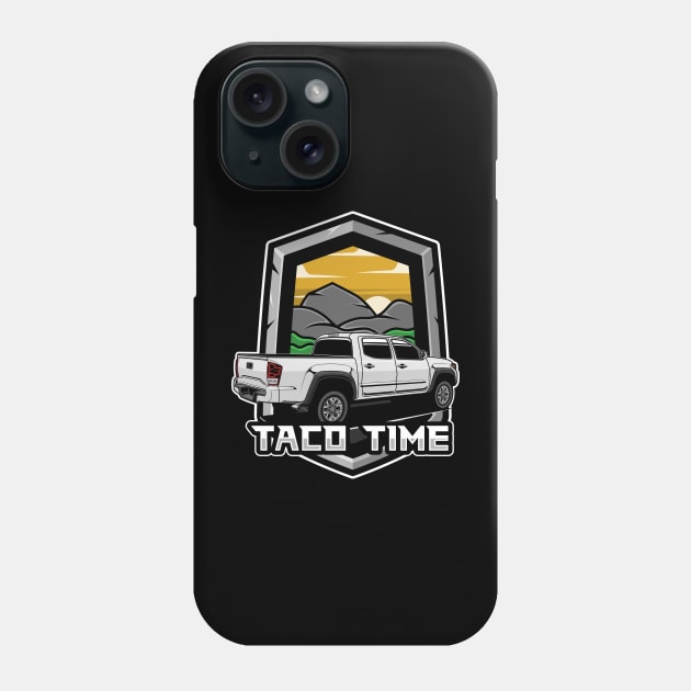 Taco time advanture 1 Phone Case by R.autoart