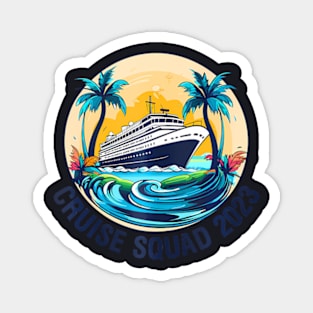 Family Vacation Matching Family Group Cruise Squad Magnet