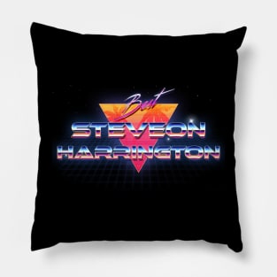 Steve Harrington Retro Crome Art Pillow