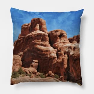 Red Rocks of Utah Pillow