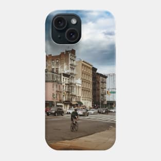 Tribeca Street Biker Manhattan New York City Phone Case