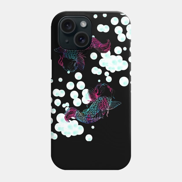 Koi fish Phone Case by RosaliArt