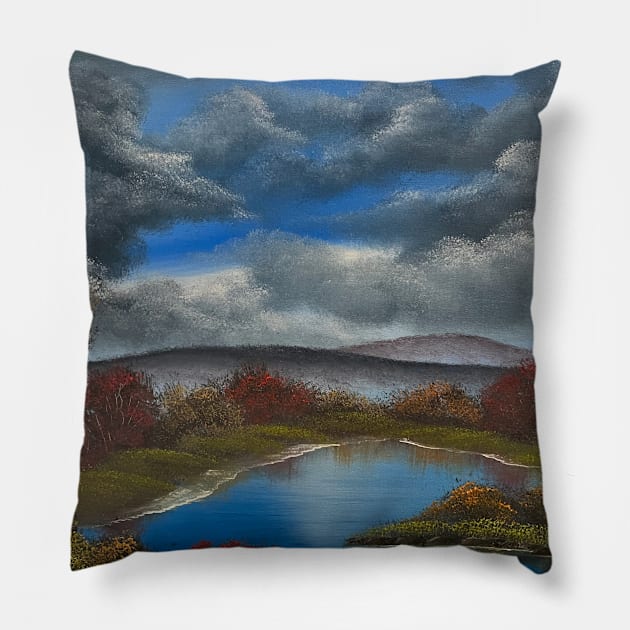 Autumn Clouds Pillow by J&S mason