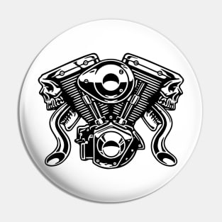 Skull engine Pin