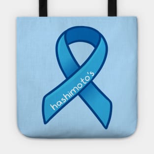 Hashimoto's Thyroiditis Awareness Ribbon Tote