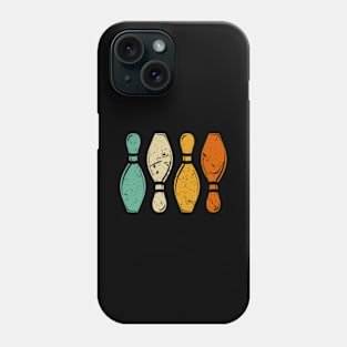 Vintage Bowling Pins Retro Bowler Phone Case