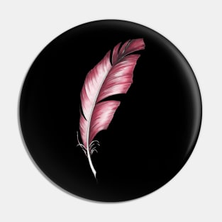 Red feather Pin