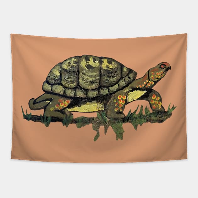 Painted Turtle Tapestry by everyware.pc@gmail.com