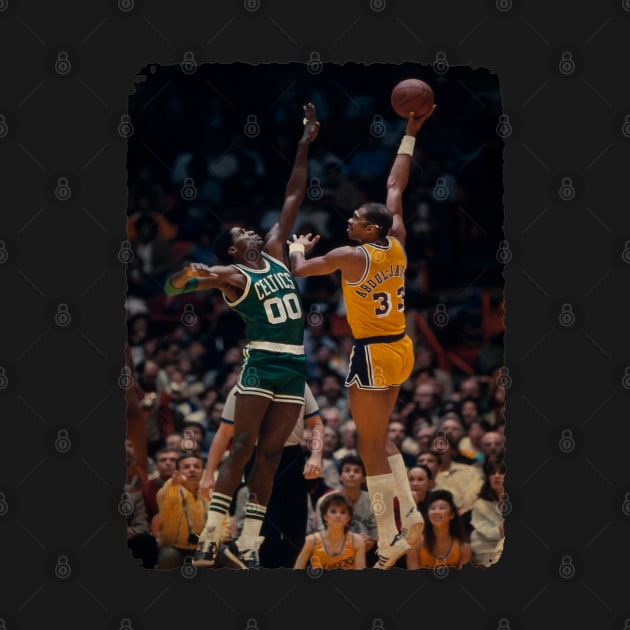 Kareem Abdul Jabbar vs Robert Parish NBA Finals 1985 by Milu Milu