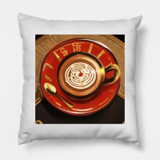 Coffee Cafeteria Vintage Retro Since Pillow