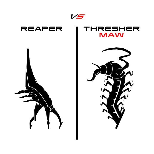 Reaper vs Thresher Maw by WilDodo