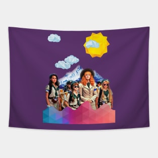 Real Wilderness Girls Tapestry