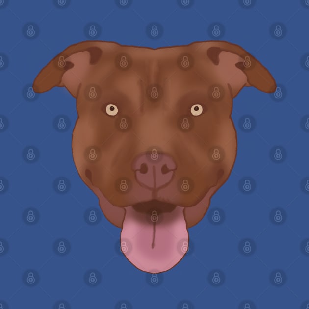 American Pit Bull Terrier by childofthecorn