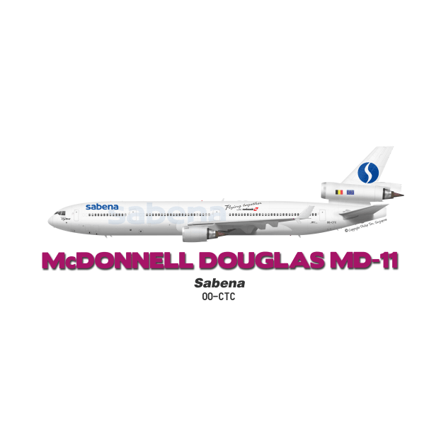 McDonnell Douglas MD-11 - Sabena by TheArtofFlying