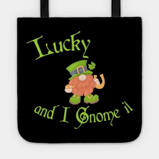 Lucky and I Gnome It St Patrick's Day Tote