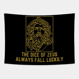 the dice of zeus fall luckily Tapestry