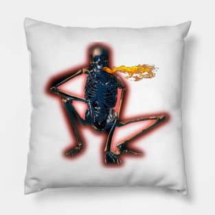 squelette feu Pillow