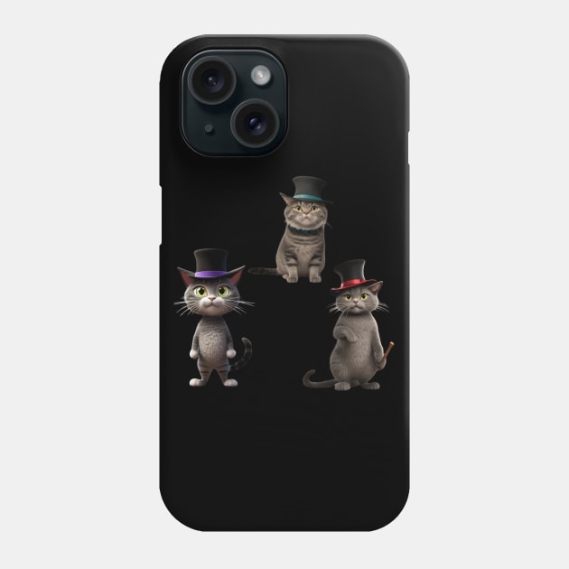 Funny Magician Cat Meme Phone Case by Tee Shop