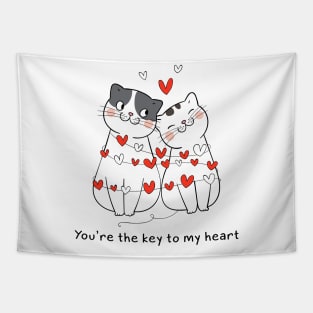 You're the Key to my Heart Tapestry