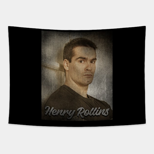 Vintage Henry Rollins Tapestry by Ihkwan Art