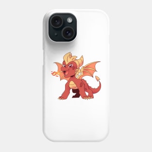 Flame the dragon Phone Case