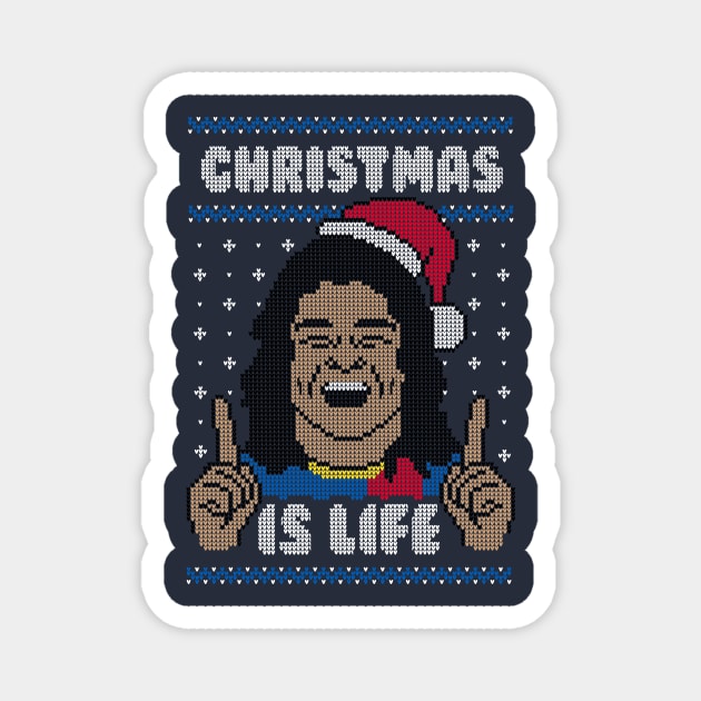 Christmas is Life! Magnet by Raffiti