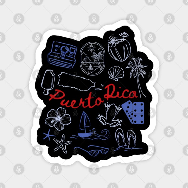 Puerto Rico Magnet by dtr_art