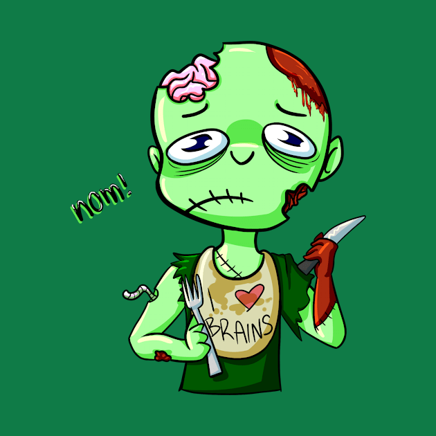 NOM NOM ZOMBIE by Shahdar