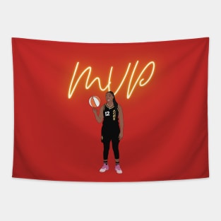 Chelsea Gray MVP Las Vegas Basketball Tapestry